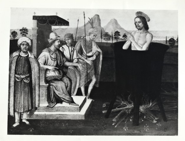 Anonimo — Cincinnati Art Museum. Pinturicchio (Bernardino di Betto). Martyridom of St. John The Evangelist — insieme